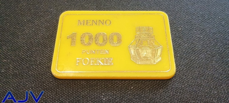 1.000 punten - Geel