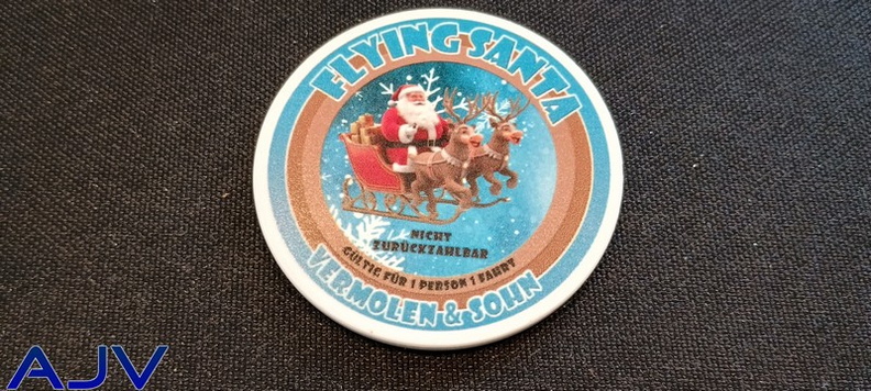 Flying Santa winter penning 